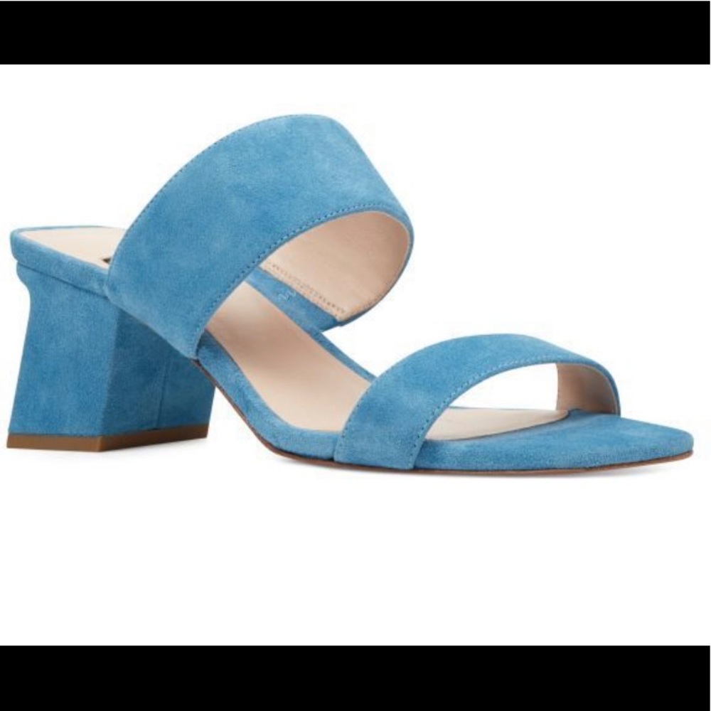 7.5M - NIB Nine West Churen Med Blue Suede